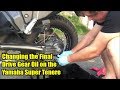 Changing the Final Drive Oil on the Yamaha Super Tenere