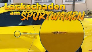 Ein kleiner Schaden? Lackschaden am Sportwagen! Höner – der Kfz Gutachter