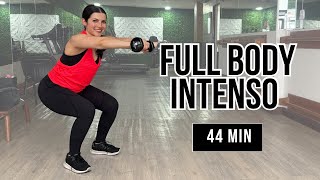 RUTINA INTENSA CUERPO COMPLETO 🔥👊🏻 | Con calentamiento y estiramiento | 44 Minutos