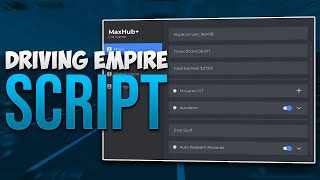 NEW Driving Empire Hack Script: Auto Farm, Infinite Money, Unlock All Cars \u0026 More! (2025)