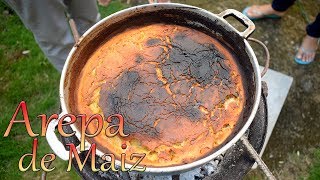 Receta Arepa de Maíz hecho en Anafe - Cocinando con Yolanda