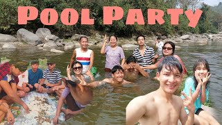 Hiking After  1year with friends //picnic party//chicken roasting// Poma river//swiming