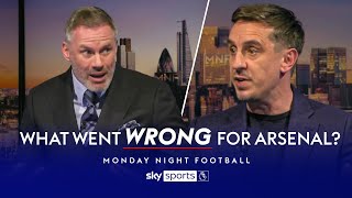 Jamie Carragher and Gary Neville on what went WRONG for Arsenal 🔎