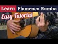 Learn Flamenco Rumba on guitar - Easy Strumming tutorial in 3 steps