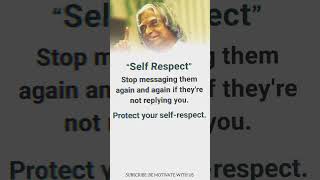 protect your self respect💯||Apj Abdul Kalam quotes||#shorts