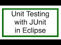 Eclipse Java Tutorial 7 - Writing a JUnit Test