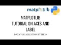 Matplotlib Tutorial on label and axes | Plotting with multiple axes in Matplotlib