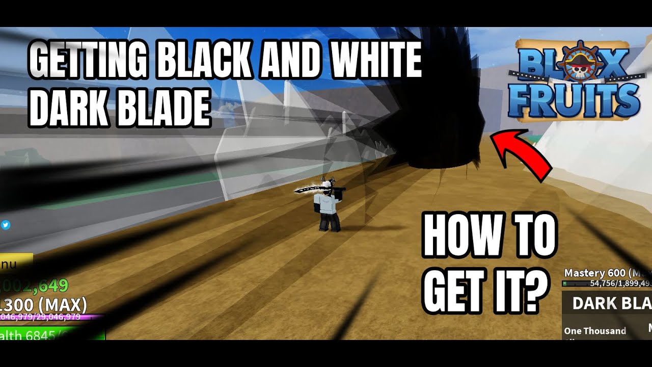 [Blox Fruits] GETTING B/W DARK BLADE + HOW TO GET IT!! - YouTube