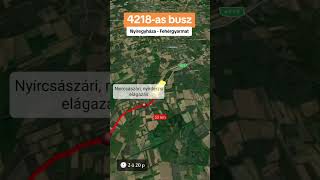 4218-as busz: Nyíregyháza - Fehérgyarmat #nyíregyháza #volánbusz #bus #travelboast #mávcsoport