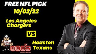 NFL Picks - Los Angeles Chargers vs Houston Texans Prediction, 10/2/2022 Week 4 NFL Free Picks