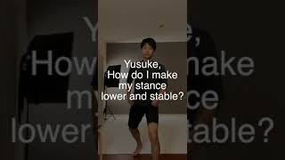 【Q&A #shorts】How To Make Your Karate Stance Lower and Stable