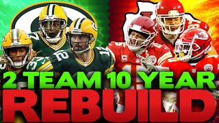 2 Team 10 Year Rebuild Of The Kansas City Chiefs and Green Bay Packers! Madden 21 10 Year Rebuild