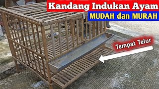 manfaatkan Limbah ‼️ kandang indukan ayam kampunģ - kandang ayam dari bambu