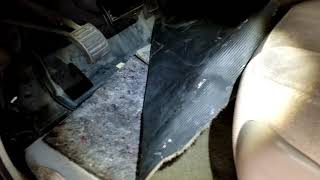 Wet Driver's Side Floorboard GMC Sierra Chevy Silverado Part 1