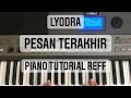 Pesan Terakhir - Lyodra (Piano Tutorial)