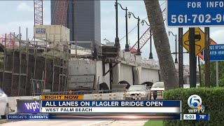 Flagler Memorial Bridge reopened in West Palm Beach