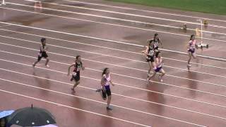 20140608第30回札幌小学生陸上競技記録会 女子小6 100ｍ予選1組