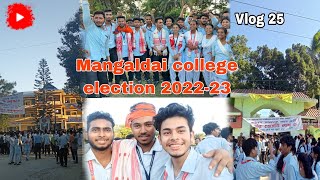 Mangaldai college election Vlog