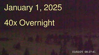 January 1, 2025 Upper Geyser Basin Overnight Streaming Camera Archive