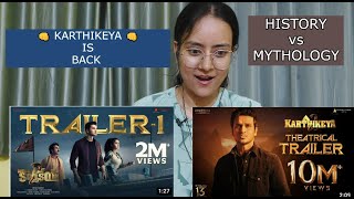 Karthikeya 2 (Telugu) Theatrical Trailer 1 & 2 Reaction Nikhil, Anupama Parameshwaran, Anupam Kher