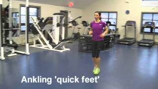 Ankling drill - 'quick feet'