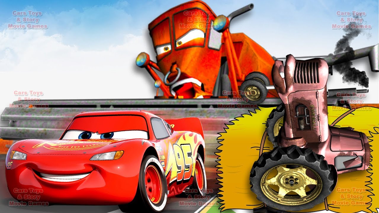 Cars English Tractor Tipping Frank Cows Gameplay Youtube