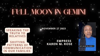 A Gemini Full Moon!