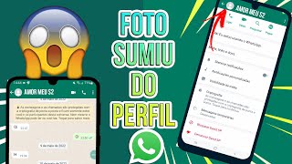 Porque a Foto da Pessoa SUMIU no Whatsapp, ela me bloqueou ou me excluiu ? Foto não aparece