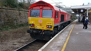 DB Cargo 66021 on Driver Training/Fuel Movement @ New Southgate