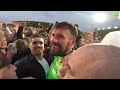 the champions pitch invasion u0026 chest cam