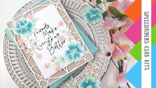 Spellbinders | Small Die of the Month Club | July 2020 | DIY Card by Tina Smith