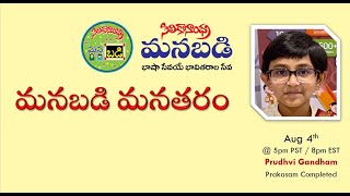 SiliconAndhra ManaBadi - ManaTaram Summer Interviews 2023 _ Prudhvi Gandham by Neelima Putturu