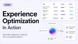 This is what modern experimentation looks like | Optimizely Experience Optimization demo