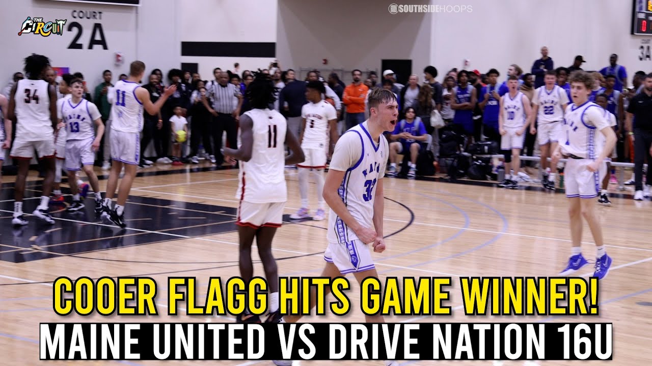 Cooper Flagg Is CRAZY ATHLETIC! Maine United Vs Drive Nation 16U EYBL ...