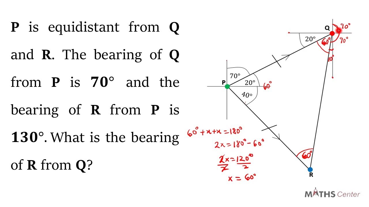 Bearings | Distance Bearing Problems | Likely Examination Questions ...