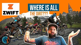 Zwift has a Trail you can Steer! 🔎🗺 🚲