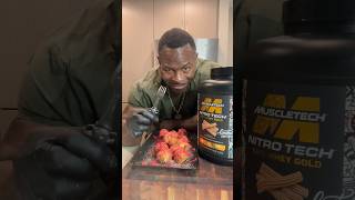 Churros Protein Holes Dammit! @MuscleTech #fitness  #shortsvideo #protein #dessert