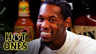 Offset Screams Like Ric Flair While Eating Spicy Wings | Hot Ones