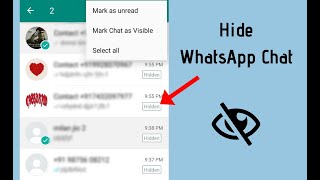 WhatsApp chat setting's all hidden features in hindi  WhatsApp chat ke sabhi hidden settings