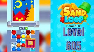 Sand loop level 605 Hard level Walkthrough Solution