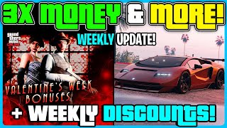 GTA 5 Online Valentin's Weekly Update! New Rockstar discord, 3X Money \u0026 More!