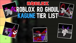 Roblox Ro-Ghoul Kagune Tier List