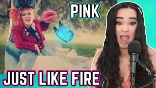 Pink Just Like Fire | Opera Singer Reacts LIVE