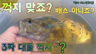 생애 첫 꺽지 낚시에 3짜급 인생 종결 샷 날린 후배ᆢ 그 크기가 똥인지 된장인지 모르는ᆢ표정