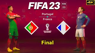 FIFA 23 - PORTUGAL vs. FRANCE - FIFA World Cup Final - Ronaldo vs. Griezmann - PS5™ [4K]