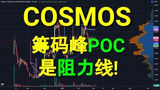 COSMOS 筹码峰POC是阻力线!YT会员问股福利.盘后筹码峰技术分析.04032023.