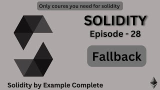 Fallback Functions in Solidity 🔗 Blockchain Mastery Hub – EVM, Solidity