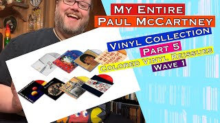 My Entire Paul McCartney Vinyl Collection Part 5. Colored Vinyl Reissues Wave 1.