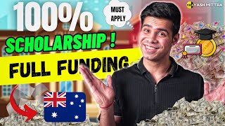 Australian Universities offering 100% scholarship for international students