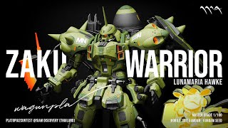 (MG)GUNDAM ZAKU WARRIOR GUNDAM CUSTOM BUILD  (ประกอบทำสีกันดั้ม)